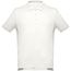 THC ADAM. Kurzarm-Poloshirt aus Baumwolle für Herren (Pastellweiß) (Art.-Nr. CA591192)