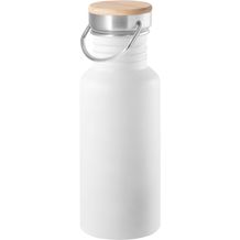 OASIS. Trinkflasche aus Edelstahl 540ml (weiß) (Art.-Nr. CA617410)