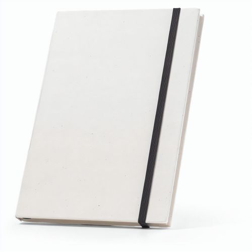 MILKY. A5-Notizblock aus recycelten Milchkartons (Art.-Nr. CA620973) - A5 Notizbuch mit festem Einband aus...