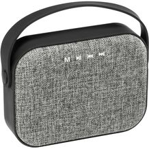TEDS. Tragbarer Lautsprecher aus ABS mit Mikrofon (Grau) (Art.-Nr. CA621210)