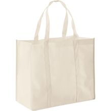 SHOPPER. Einkaufstasche aus Non-woven (80 g/m²) (beige) (Art.-Nr. CA622183)