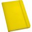 HEMINGWAY. A5 PU-Notizblock mit unlinierten Blättern (gelb) (Art.-Nr. CA624019)