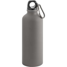 COLLINA. Aluminiumflasche mit Karabiner 550 ml (dunkelgrau) (Art.-Nr. CA625833)