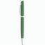 RE-LANDO-SET. Tintenroller und Kugelschreiber mit Gehäuse aus 100% recyceltem Aluminium (grün) (Art.-Nr. CA630723)