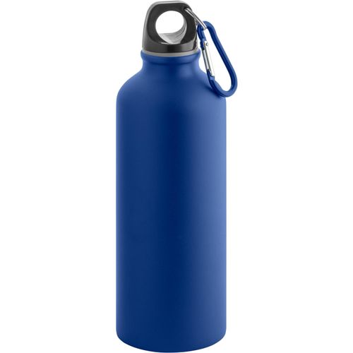 COLLINA. Aluminiumflasche mit Karabiner 540 ml (Art.-Nr. CA634612) - Trinkflasche (540 mL) aus Aluminium mit...