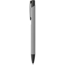 POPPINS. Kugelschreiber aus Aluminium und Gummi (Grau) (Art.-Nr. CA637239)