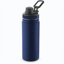 FEDERER. Trinkflasche aus 90% recyceltem Edelstahl 570 mL (dunkelblau) (Art.-Nr. CA640335)