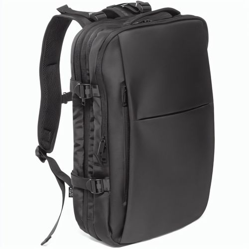 DALLAS. Hochverdichteter Reiserucksack aus recyceltem 600D-Polyester für 17.3"-Laptop (Art.-Nr. CA653983) - Reiserucksack aus 600D hochdichtem,...