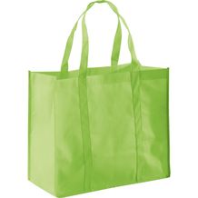 SHOPPER. Einkaufstasche aus Non-woven (80 g/m²) (hellgrün) (Art.-Nr. CA662659)