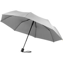 CIMONE. Faltbarer Regenschirm aus rPET mit automatischer Öffnung (hellgrau) (Art.-Nr. CA664582)