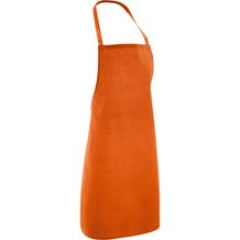 CURRY. Schürze aus Baumwolle und Polyester (180 g/m²) (orange) (Art.-Nr. CA669407)