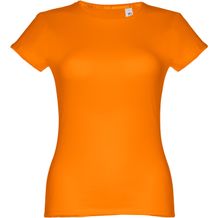THC SOFIA. Tailliertes Damen-T-Shirt (orange) (Art.-Nr. CA670617)