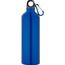 SIDEROT. Aluminium-Sportflasche mit Karabiner 800 ml (königsblau) (Art.-Nr. CA673719)