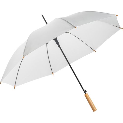 APOLO. PET (100% rPET)-Schirm aus Pongee mit automatischer Öffnung (Art.-Nr. CA674804) - Regenschirm aus PET (100% rPET) Pong...