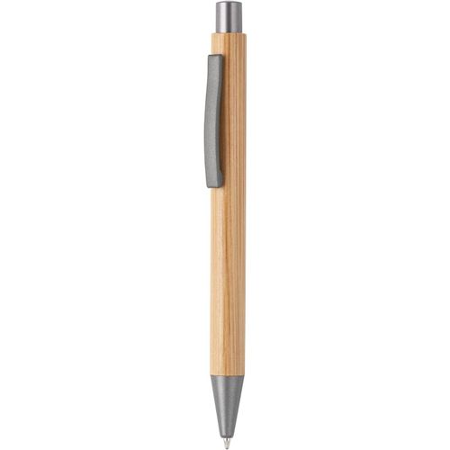 ELLIOT. Kugelschauf aus Bambus mit Clip (Art.-Nr. CA677181) - Kugelschreiber aus Bambus mit Clip aus...