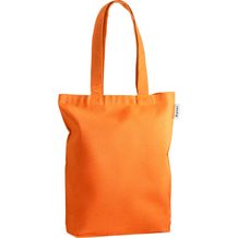 MERIDA. Tragetasche aus Baumwolle und recycelter Baumwolle (220 g/m²) (orange) (Art.-Nr. CA678465)