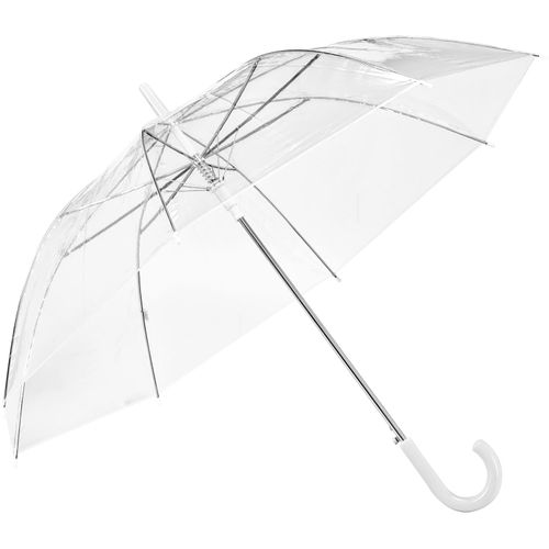 NICHOLAS. Transparenter POE-Regenschirm mit automatischer Öffnung (Art.-Nr. CA689910) - Transparenter automatischer Regenschirm...