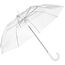 NICHOLAS. Transparenter POE-Regenschirm mit automatischer Öffnung (weiß) (Art.-Nr. CA689910)