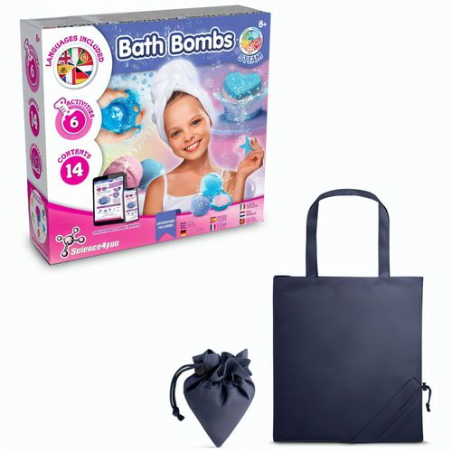 Bath Bombs Kit V. Lernspiel lieferung inklusive einer faltbaren geschenktasche aus 190T (Art.-Nr. CA693118) - Lernspiel für Kinder zum Vorbereite...