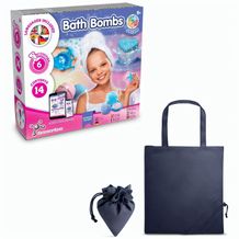 Bath Bombs Kit V. Lernspiel lieferung inklusive einer faltbaren geschenktasche aus 190T (dunkelblau) (Art.-Nr. CA693118)