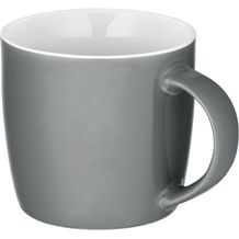 COMANDER. Tasse aus Keramik 370 mL (Grau) (Art.-Nr. CA702351)