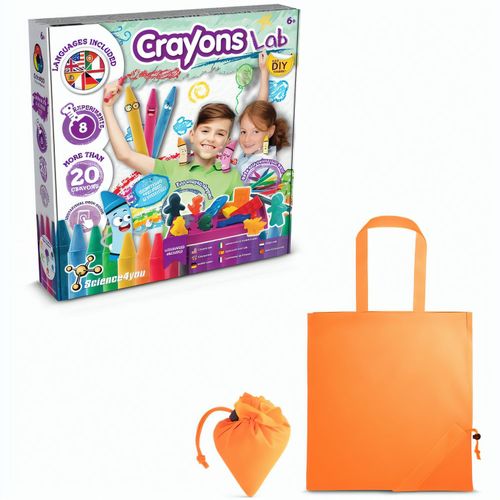 Crayon Factory Kit II. Lernspiel lieferung inklusive einer faltbaren geschenktasche aus 190T (Art.-Nr. CA703923) - Das Lernspiel die Wachsmalstiftefabrik...