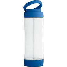 QUINTANA. Sportflasche aus Glas mit PP-Verschluss 390 ml (königsblau) (Art.-Nr. CA706317)