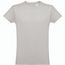 THC LUANDA. Herren-T-Shirt aus Baumwolle im Schlauchformat (hellgrau) (Art.-Nr. CA708250)