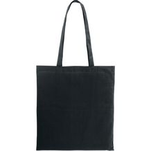 CAIRO. Einkaufstasche aus recycelter Baumwolle (180 g/m²) (Schwarz) (Art.-Nr. CA710568)