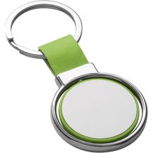 ALBRIGHT. Schlüsselanhänger aus Metall und PU (hellgrün) (Art.-Nr. CA715954)
