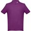 THC ADAM. Kurzarm-Poloshirt aus Baumwolle für Herren (Violett) (Art.-Nr. CA717855)