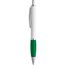 MOVE BK. Kugelschreiber mit Clip und Metall Applikationen (grün) (Art.-Nr. CA719364)