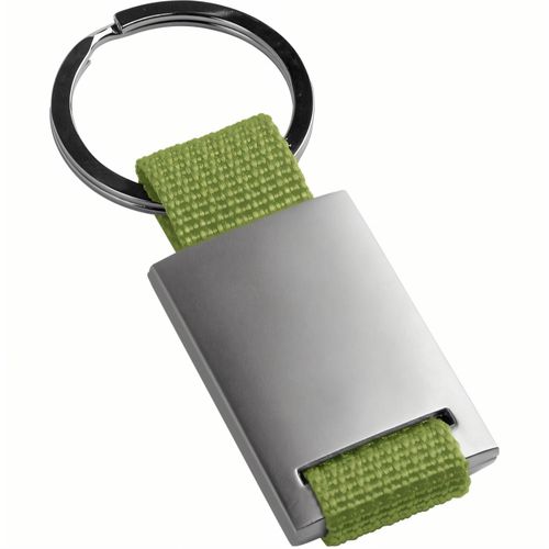 GRIPITCH. Schlüsselanhänger aus Metall und Gurtband (Art.-Nr. CA720289) - Schlüsselanhänger aus Metall und Gurtb...