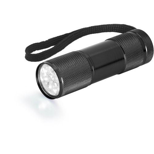 FLASHY. Taschenlampe aus Aluminium mit 9-LEDs (Art.-Nr. CA723956) - Taschenlampe aus Aluminium mit 9-LEDs...