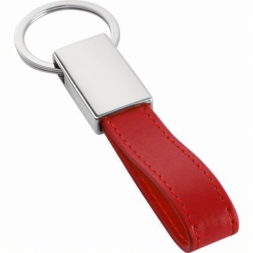 WATOH. Schlüsselanhänger aus Metall und PU (Art.-Nr. CA724750) - Schlüsselanhänger aus Metall und P...