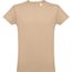 THC LUANDA. Herren-T-Shirt aus Baumwolle im Schlauchformat (hellbraun) (Art.-Nr. CA724830)