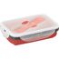 SAFFRON. Lunchbox. Faltbare hermetische Frischhaltebox aus Silikon und PP 640 mL (Art.-Nr. CA738554)