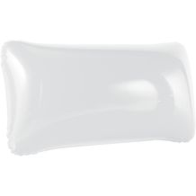 TIMOR. Strandkissen aufblasbar aus undurchsichtigem PVC (weiß) (Art.-Nr. CA739601)