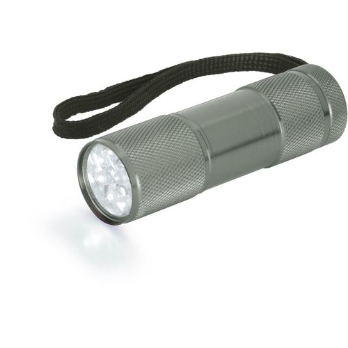 FLASHY. Taschenlampe aus Aluminium mit 9-LEDs (Art.-Nr. CA747558) - Taschenlampe aus Aluminium mit 9-LEDs...