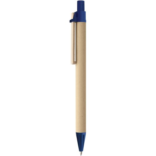 NAIROBI. Kraftpapier-Kugelschreiber mit Clip (Art.-Nr. CA747741) - Kugelschreiber aus Kraftpapier mit...