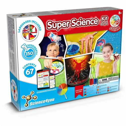 6 in 1 Super Science Kit I. Lernspiel für Kinder (Art.-Nr. CA751023) - Mit dem Super Science Kit 6in1, einem...