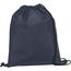 CARNABY. 210D Rucksacktasche mit schwarzen Zugbändern (dunkelblau) (Art.-Nr. CA751542)