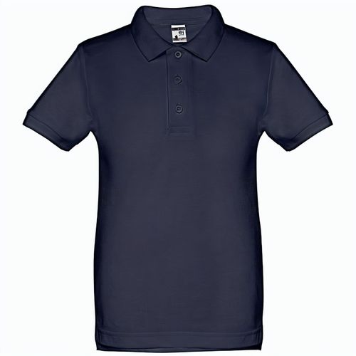 THC ADAM KIDS. Kurzärmeliges Baumwoll-Poloshirt für Kinder (unisex) (Art.-Nr. CA754604) - Kinder Poloshirt aus Piqué Stoff 100...