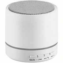 PEREY. Tragbarer Lautsprecher ABS mit Mikrofon (weiß) (Art.-Nr. CA756089)