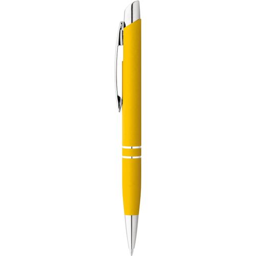 MARIETA SOFT. Aluminium-Kugelschreiber mit Clip (Art.-Nr. CA765706) - Kugelschreiber aus Aluminium mit Metallc...