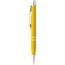MARIETA SOFT. Aluminium-Kugelschreiber mit Clip (gelb) (Art.-Nr. CA765706)