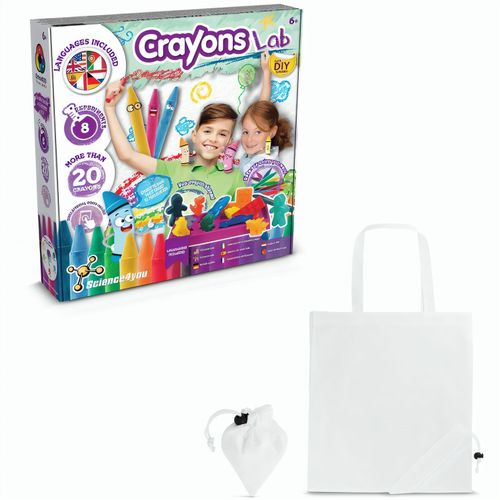 Crayon Factory Kit II. Lernspiel lieferung inklusive einer faltbaren geschenktasche aus 190T (Art.-Nr. CA772543) - Das Lernspiel die Wachsmalstiftefabrik...