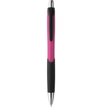 CARIBE. Kugelschreiber aus ABS mit Gummigriff (Rosa) (Art.-Nr. CA774320)