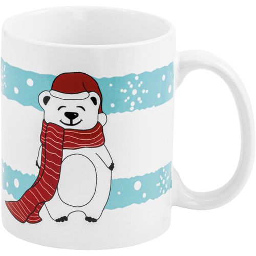 WESCOTT. Tasse (Art.-Nr. CA777581) - Keramiktasse mit Weihnachtsmotiv (350...