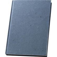 COFFEEPAD RIGID. Notizbuch A5 mit Hardcover aus Kaffeeschalenverwertung (66%) (blau) (Art.-Nr. CA780464)